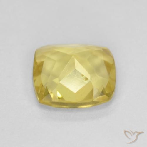 Beryl Gemstone in 6 x 6 mm (calibrated) Size for Sale, Beryl Stone in Light Yellow Color