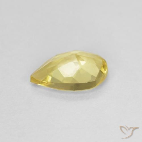 Beryl Gemstone in 6.9 x 4.7 mm Size for Sale, Beryl Stone in Light Honey Yellow Color