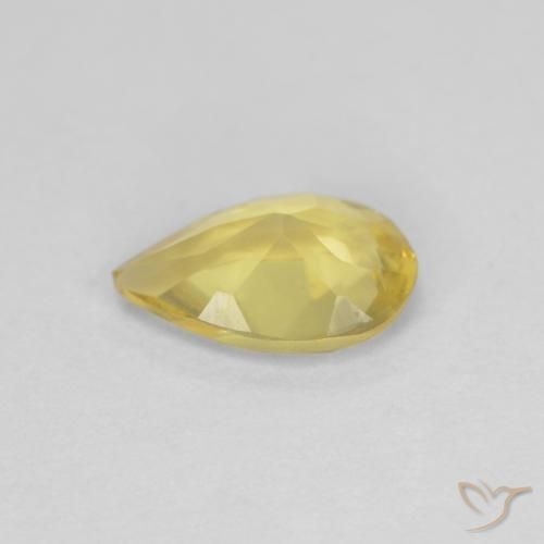 Beryl Gemstone in 8.2 x 5.3 mm Size for Sale, Beryl Stone in Light Golden-Yellow Color