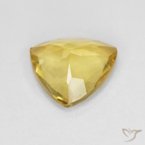 Beryl Gemstone in 9 x 9 mm (calibrated) Size for Sale, Beryl Stone in Medium Yellow Color