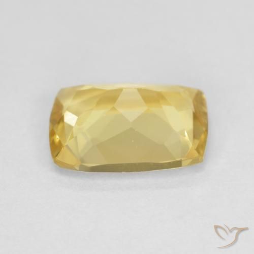 Beryl Gemstone in 8 x 6 mm (calibrated) Size for Sale, Beryl Stone in Warm Yellow Color