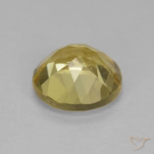 Beryl Gemstone in 8 mm (calibrated) Size for Sale, Beryl Stone in Light Yellow Color