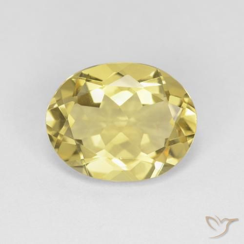 2.89ct Natural Tuscany Yellow Beryl, Oval, VVS