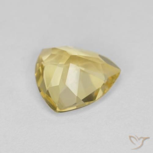 Beryl Gemstone in 8 x 8 mm (calibrated) Size for Sale, Beryl Stone in Medium-Light Yellow Color