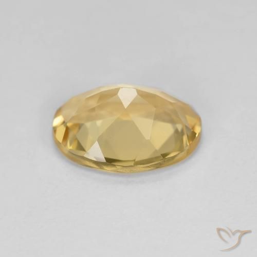 Beryl Gemstone in 9 x 7 mm (calibrated) Size for Sale, Beryl Stone in Golden Color