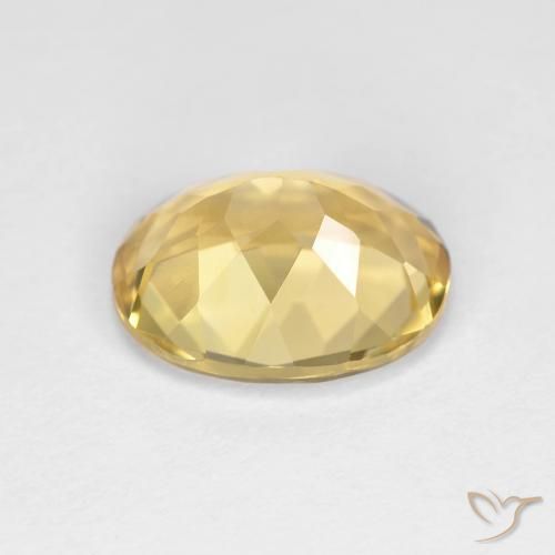 Beryl Gemstone in 11 x 9 mm (calibrated) Size for Sale, Beryl Stone in Golden Color