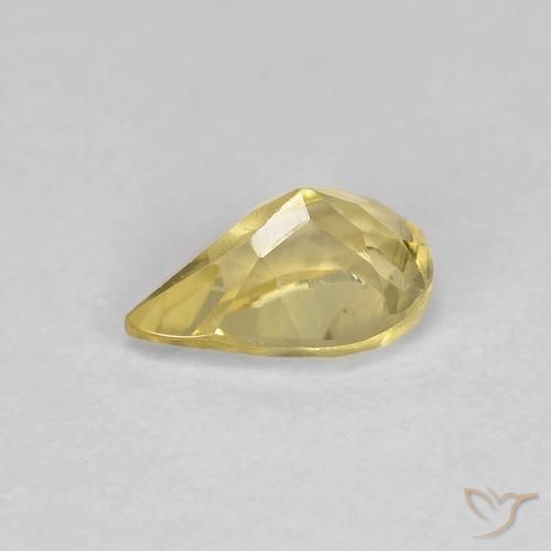 Beryl Gemstone in 7 x 5 mm (calibrated) Size for Sale, Beryl Stone in Tuscany Yellow Color