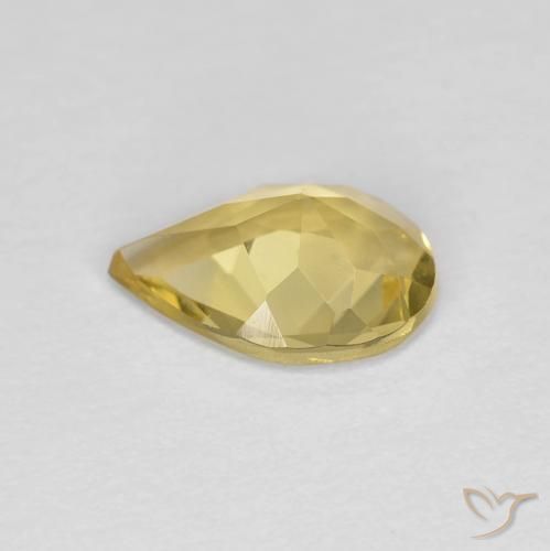 Beryl Gemstone in 9 x 6 mm (calibrated) Size for Sale, Beryl Stone in Light Yellow Color