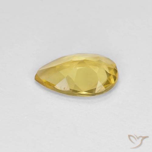 Beryl Gemstone in 9 x 6 mm (calibrated) Size for Sale, Beryl Stone in Light Golden-Yellow Color