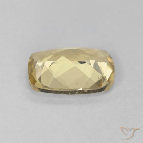 Beryl Gemstone in 9 x 7 mm (calibrated) Size for Sale, Beryl Stone in Warm Yellow Color