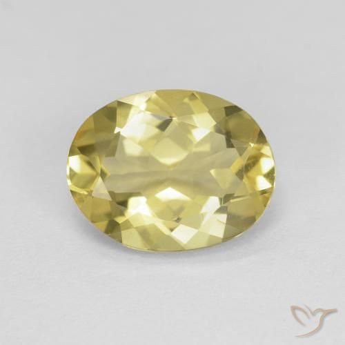 2.04ct Natural Brownish Yellow Beryl, Oval, VVS