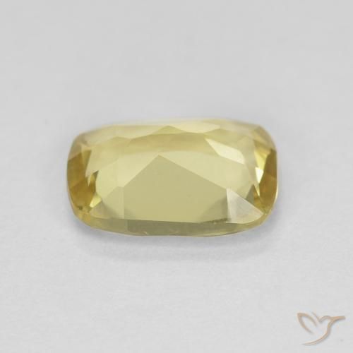 Beryl Gemstone in 8 x 6 mm (calibrated) Size for Sale, Beryl Stone in Earthy Yellow Color