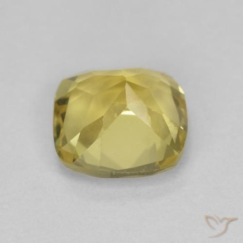 Beryl Gemstone in 6 x 6 mm (calibrated) Size for Sale, Beryl Stone in Medium Yellow Color