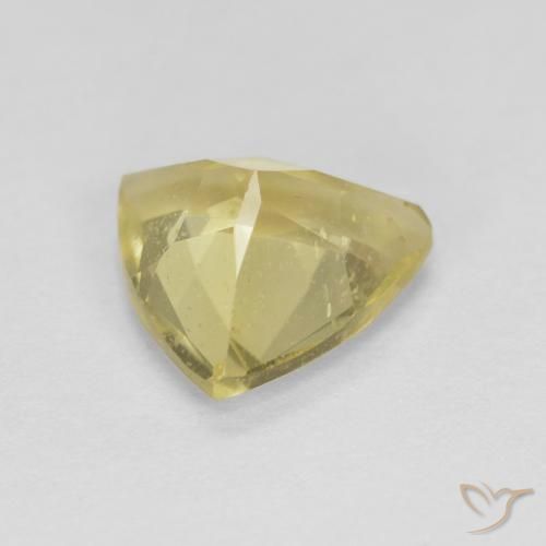 Beryl Gemstone in 8 x 8 mm (calibrated) Size for Sale, Beryl Stone in Very Light Dijon Yellow Color
