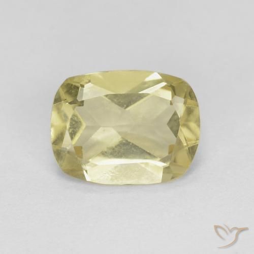 1.13ct Natural Mellow Yellow Beryl, Cushion, VS