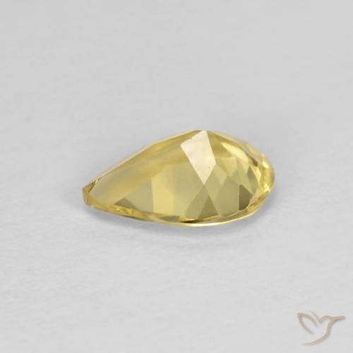 Beryl Gemstone in 8 x 6 mm (calibrated) Size for Sale, Beryl Stone in Light Gold Color