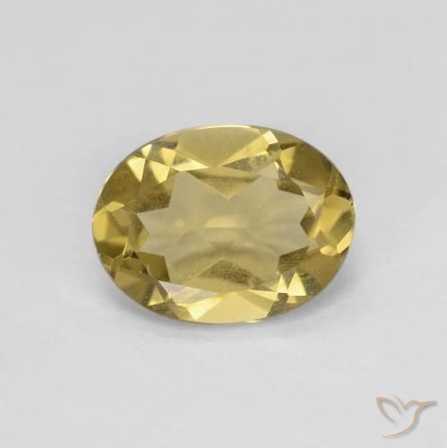 1.49ct Natural Golden Yellow Beryl, Oval, VS