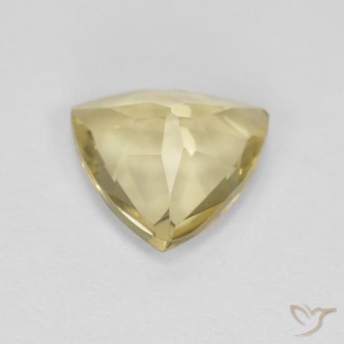 Beryl Gemstone in 8 x 8 mm (calibrated) Size for Sale, Beryl Stone in Medium Light-Yellow Color