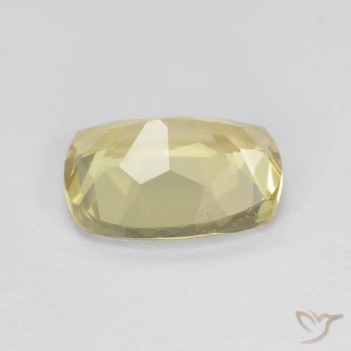 Beryl Gemstone in 9 x 7 mm (calibrated) Size for Sale, Beryl Stone in Pale Yellow Color