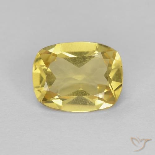 1.16ct Natural Bumblebee Yellow Beryl, Cushion, VVS
