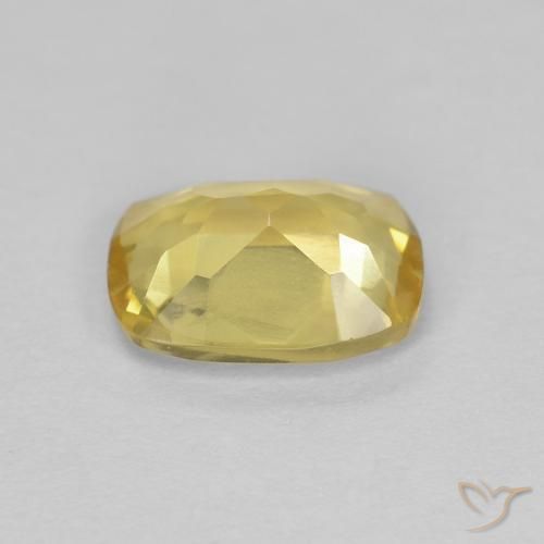 Beryl Gemstone in 8 x 6 mm (calibrated) Size for Sale, Beryl Stone in Bumblebee Yellow Color