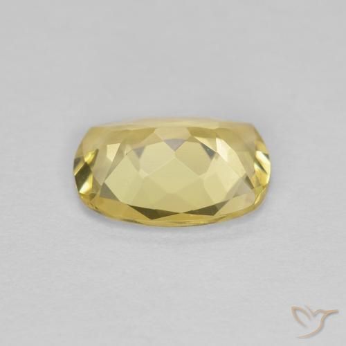 Beryl Gemstone in 8.6 x 6.5 mm Size for Sale, Beryl Stone in Warm Yellow Color