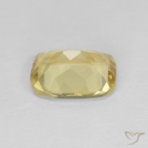 Beryl Gemstone in 8.8 x 6.6 mm Size for Sale, Beryl Stone in Light Earthy Yellow Color
