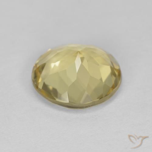 Beryl Gemstone in 9 mm (calibrated) Size for Sale, Beryl Stone in Golden Yellow Color