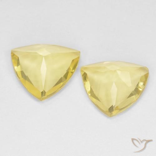 Beryl Gemstones in 8 x 8 mm (calibrated) Size for Sale, Beryl Stones in Medium Yellow Color