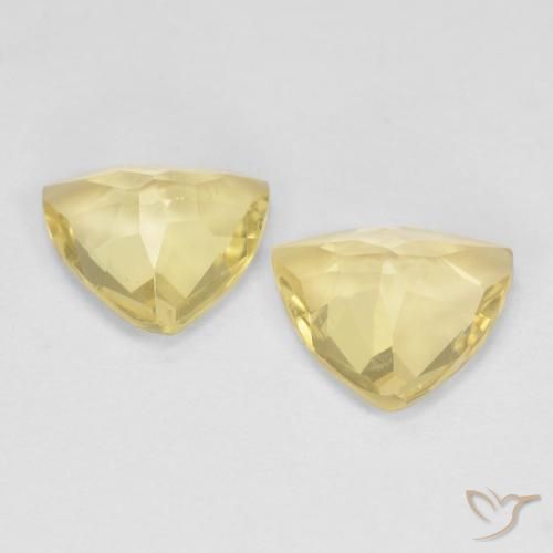 Beryl Gemstones in 8 x 8 mm (calibrated) Size for Sale, Beryl Stones in Earthy Yellow Color