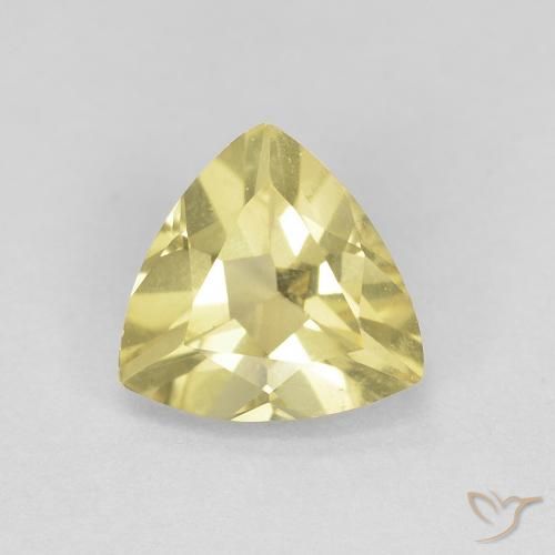 0.90ct Natural Bumblebee Yellow Beryl, Trillion, VVS