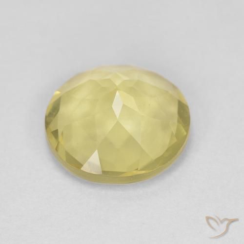 Beryl Gemstone in 8 mm (calibrated) Size for Sale, Beryl Stone in Medium Yellow Color