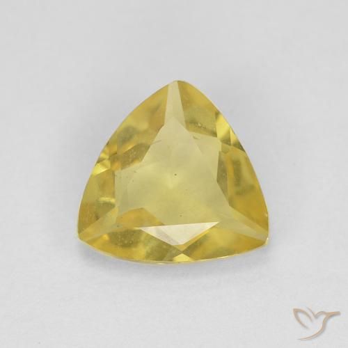 1.01ct Natural Light Yellow Beryl, Trillion, VVS