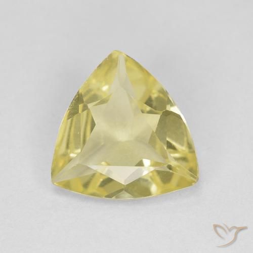 1.03ct Natural Bumblebee Yellow Beryl, Trillion, VVS