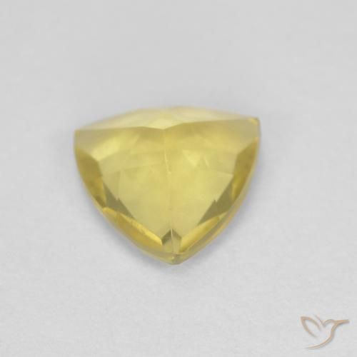 Beryl Gemstone in 7.3 x 7.1 mm Size for Sale, Beryl Stone in Medium Yellow Color