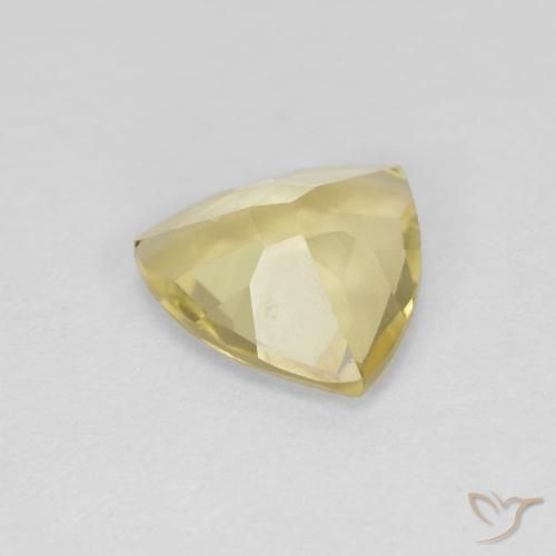 Beryl Gemstone in 7.3 x 7 mm Size for Sale, Beryl Stone in Light Golden-Yellow Color