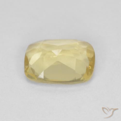 Beryl Gemstone in 8 x 6 mm (calibrated) Size for Sale, Beryl Stone in Light Gold Color