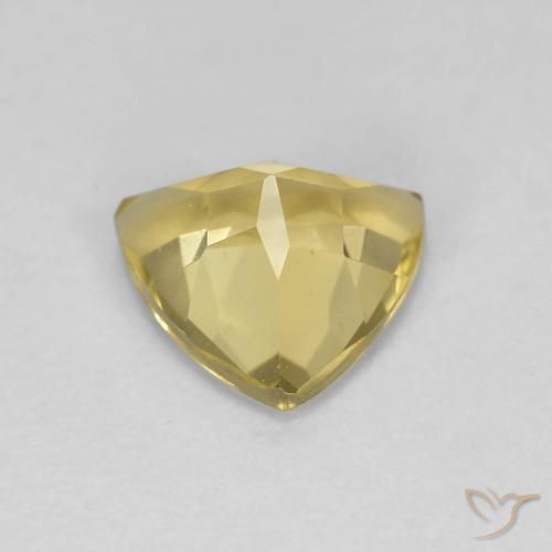 Beryl Gemstone in 8 x 7.6 mm Size for Sale, Beryl Stone in Light Golden-Yellow Color