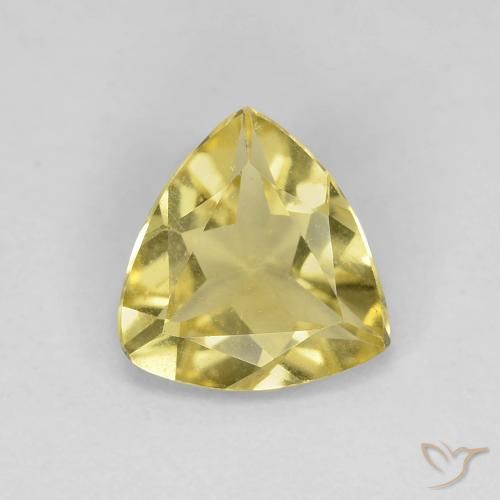 1.05ct Natural Light Golden-Yellow Beryl, Trillion, VVS
