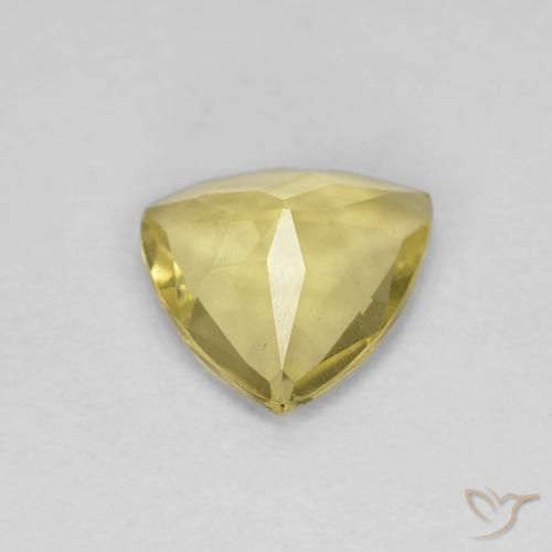 Beryl Gemstone in 7.9 x 7.6 mm Size for Sale, Beryl Stone in Light Golden-Yellow Color