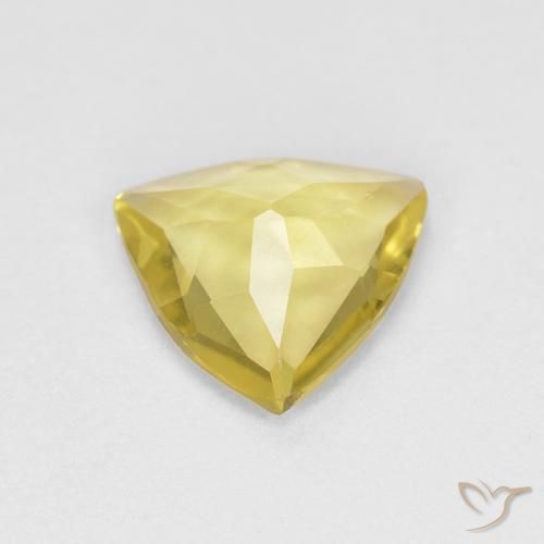 Beryl Gemstone in 7.8 x 7.6 mm Size for Sale, Beryl Stone in Warm Yellow Color