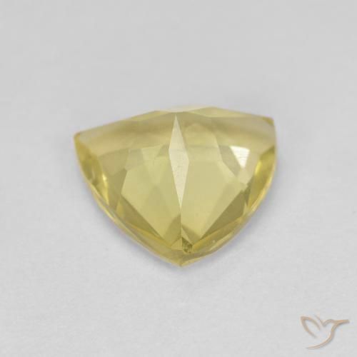 Beryl Gemstone in 8 x 7.5 mm Size for Sale, Beryl Stone in Light Yellow Color