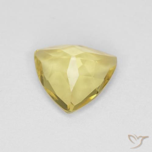 Beryl Gemstone in 8 x 8 mm (calibrated) Size for Sale, Beryl Stone in Very Light Dijon Yellow Color