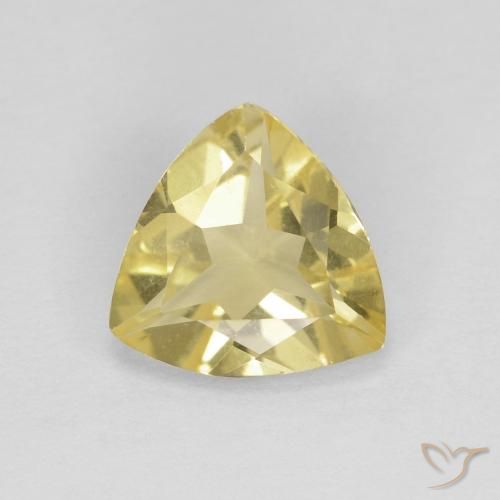Berilo amarillo de 1,19 quilates, corte de 8,1 x 7,8 mm billones de Madagascar, Photo A