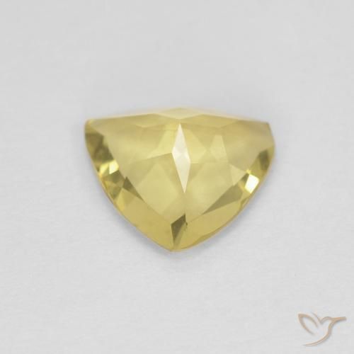 Beryl Gemstone in 7.9 x 7.5 mm Size for Sale, Beryl Stone in Medium Yellow Color