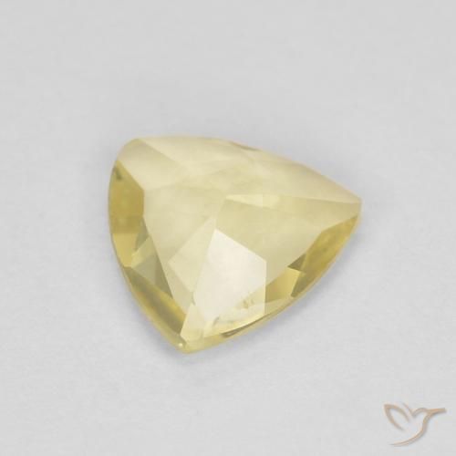Beryl Gemstone in 7 x 7 mm (calibrated) Size for Sale, Beryl Stone in Medium Yellow Color