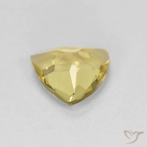 Beryl Gemstone in 7 x 7 mm (calibrated) Size for Sale, Beryl Stone in Mellow Yellow Color