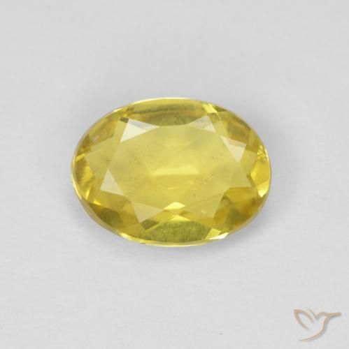 0.95ct Natural Tuscany Yellow Beryl, Oval, VS