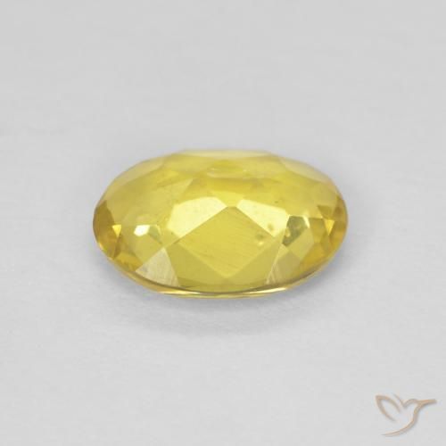 Beryl Gemstone in 8 x 6 mm (calibrated) Size for Sale, Beryl Stone in Tuscany Yellow Color