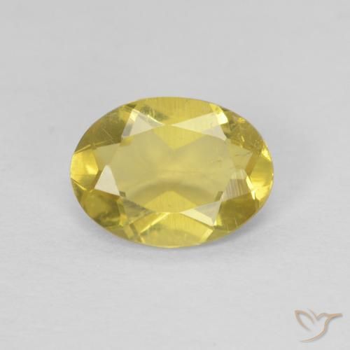 1.01ct Natural Tuscany Yellow Beryl, Oval, VS
